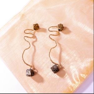 Geometric Statement Dangle Earrings